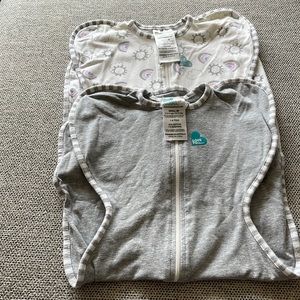 LOVE TO DREAM Small set of Swaddles